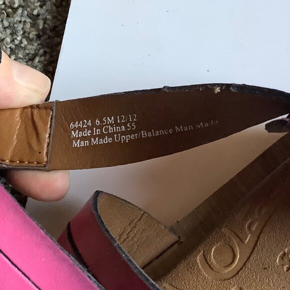 Clarks Billie Jazz Pink Ankle Strappy Sandals Women Size 6.5 Summer Vacation - Picture 5 of 5